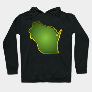 WISCONSIN - GREEN & YELLOW Hoodie